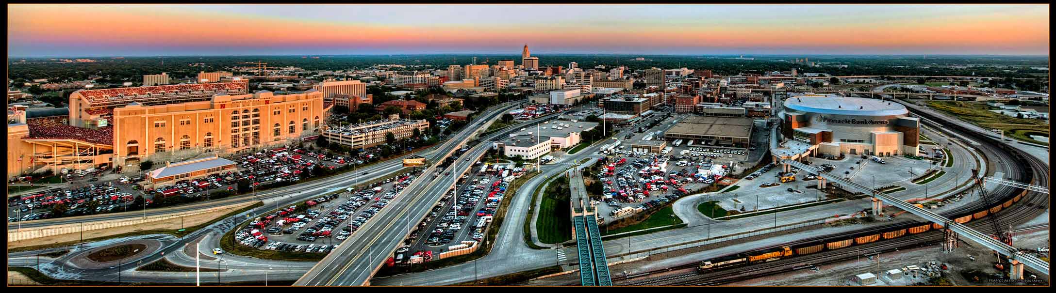 Drone Photograph of Lincoln, Nebraska